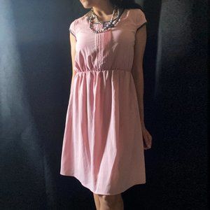 ⭐️ Xhilaration Soft Pink White Dot Dress